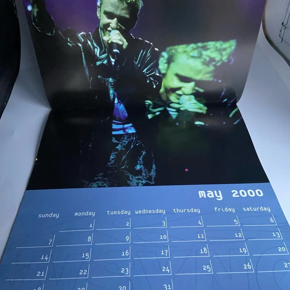 NSYNC Year 2000 16 month Wall Calendar